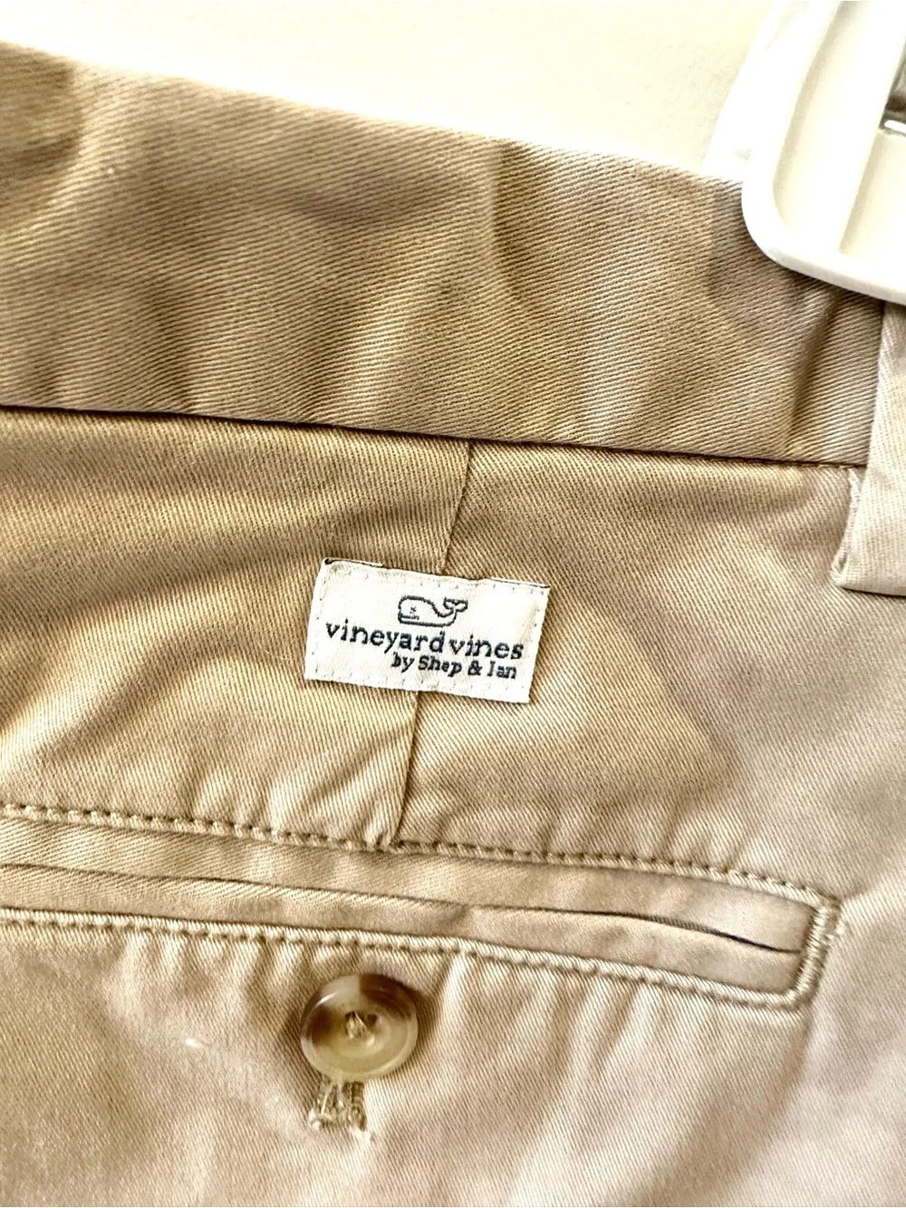 Vineyard Vines Boys' Classic Tan Flat-Front Shorts